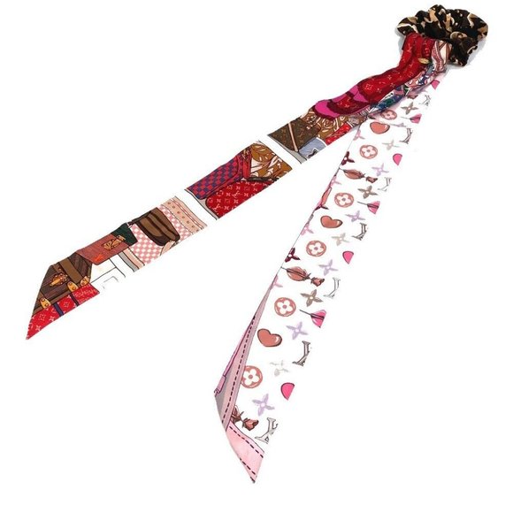 UNUSED LOUIS VUITTON M76741 Accessory scrunchie ribbon Be Mindful Hair elastic - Picture 9 of 9